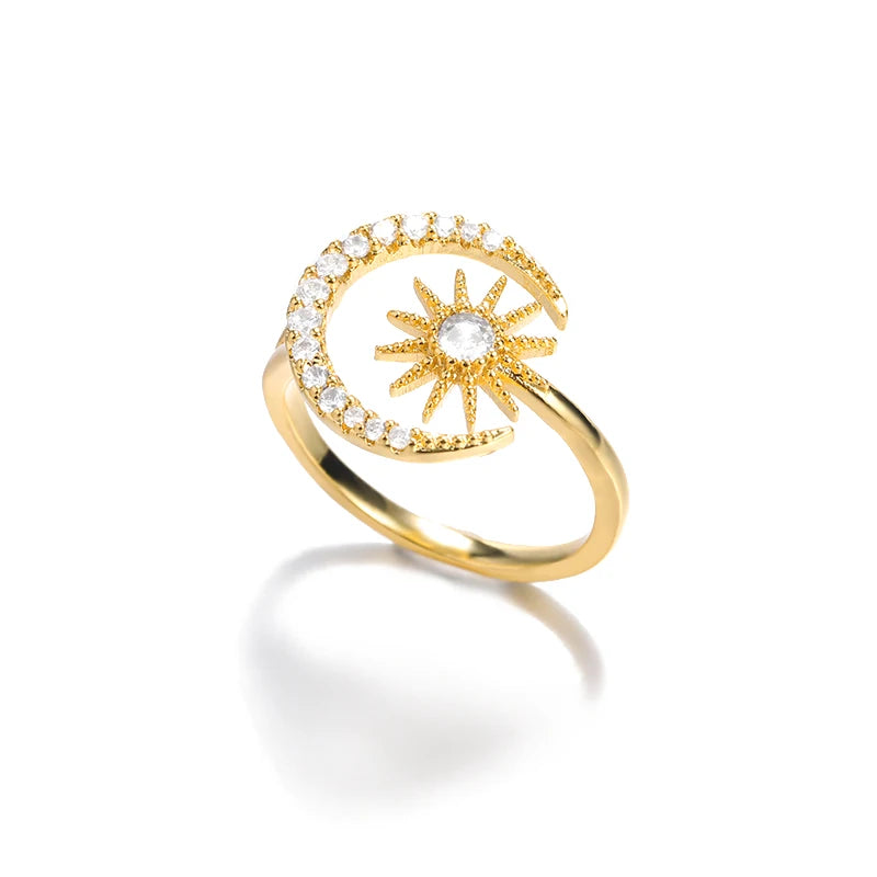 Zircon Double Star Rings