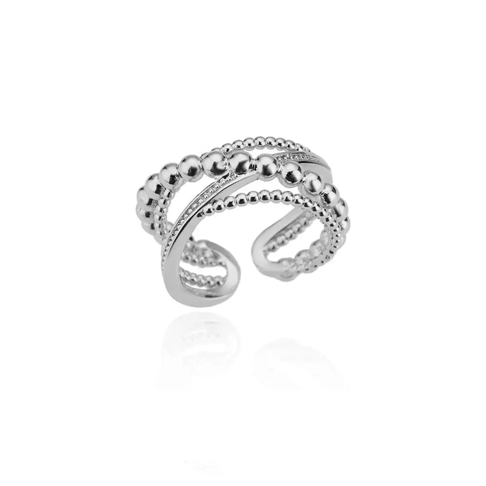 Zircon Double Star Rings