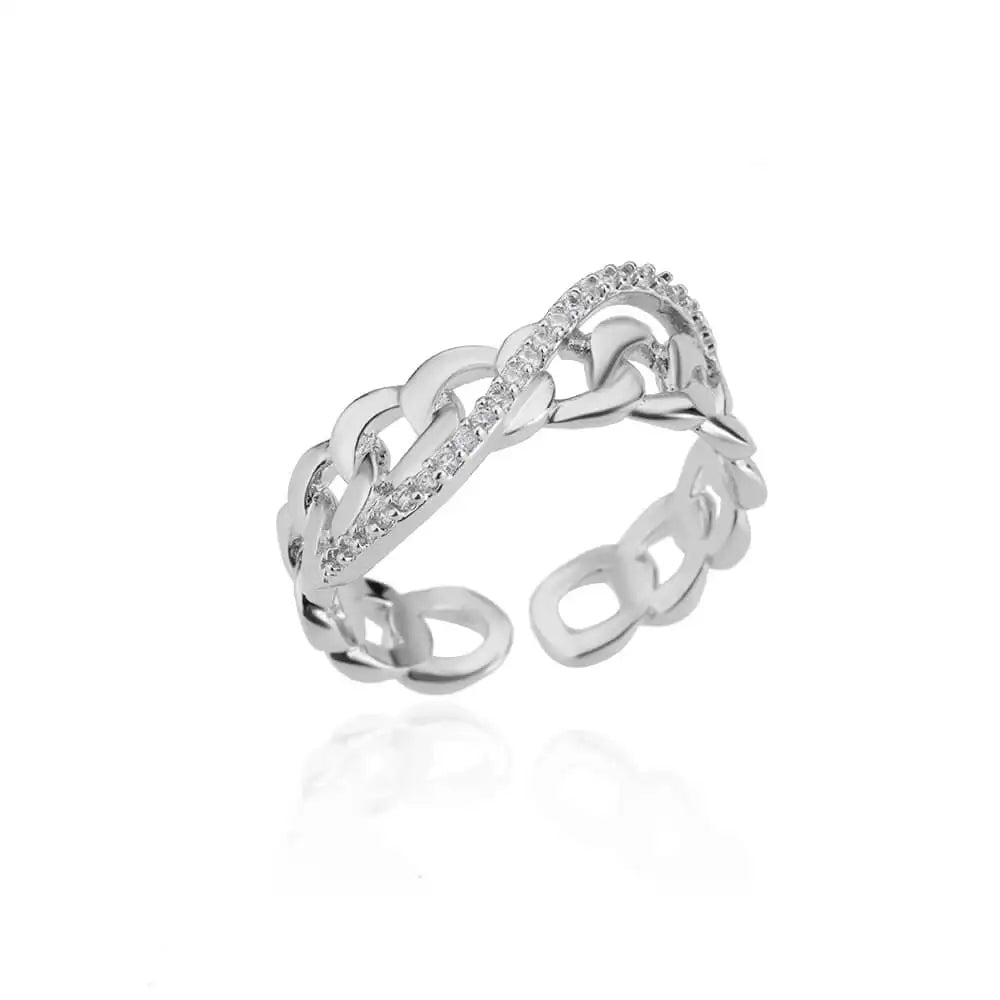Zircon Double Star Rings