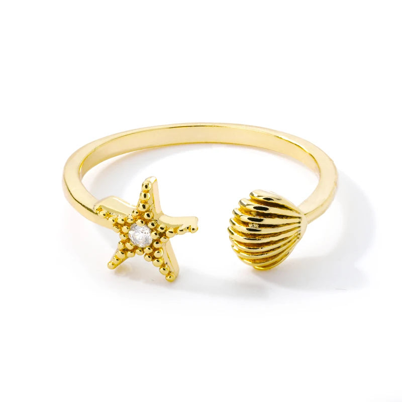 Zircon Double Star Rings