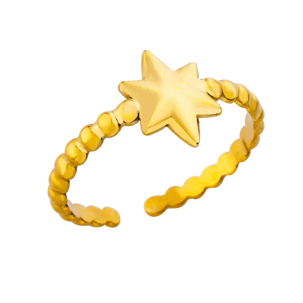 Zircon Double Star Rings