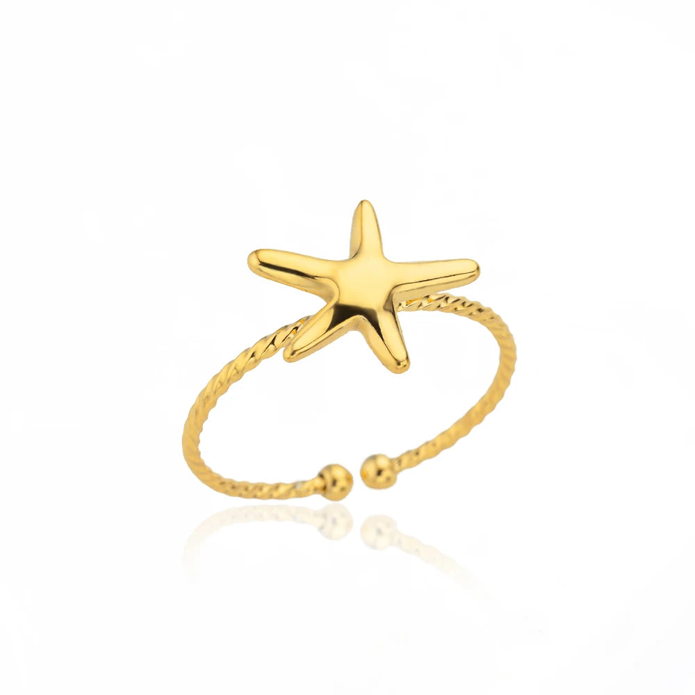 Zircon Double Star Rings