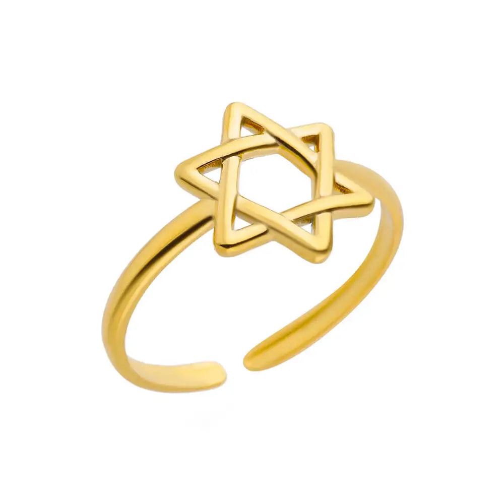 Zircon Double Star Rings