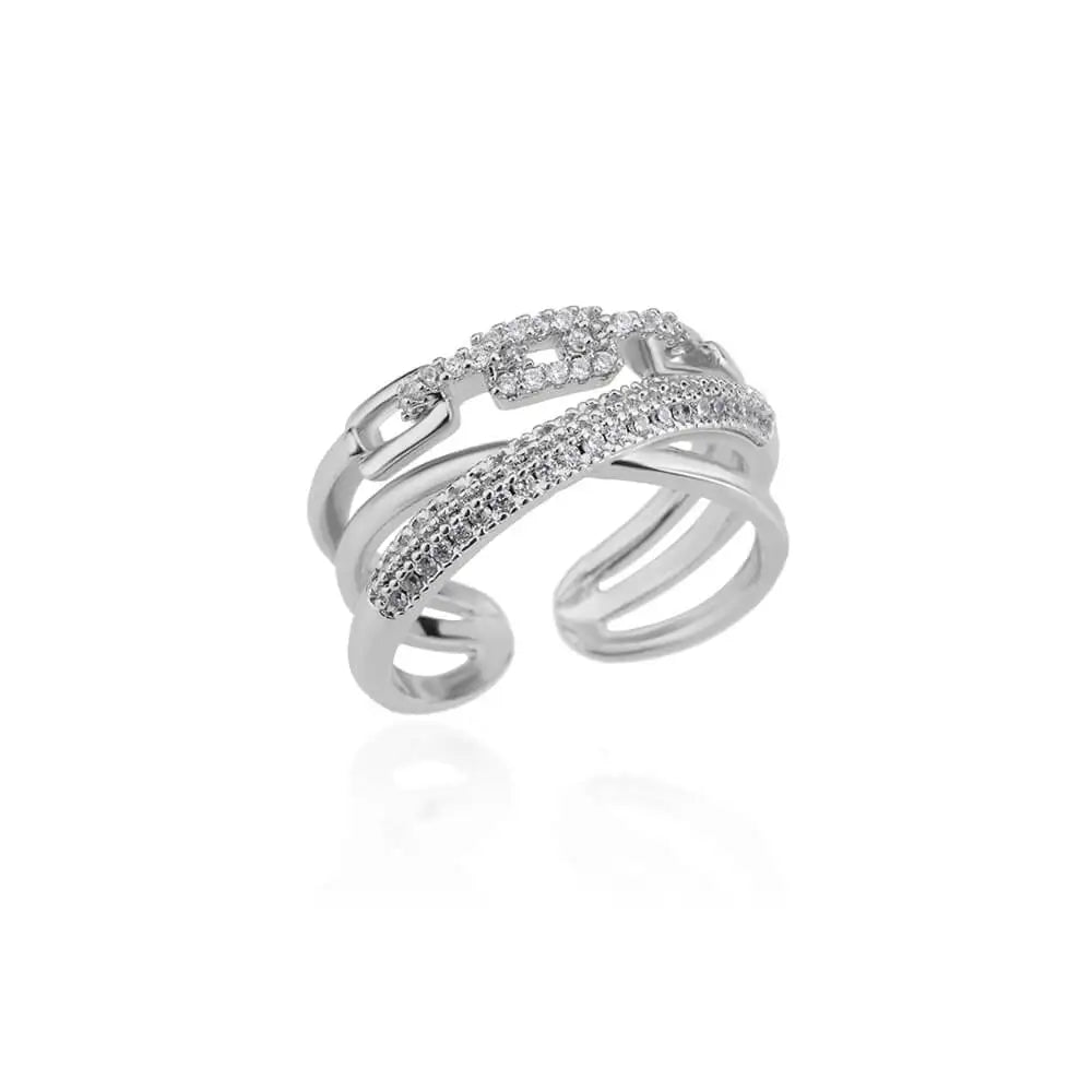 Zircon Double Star Rings