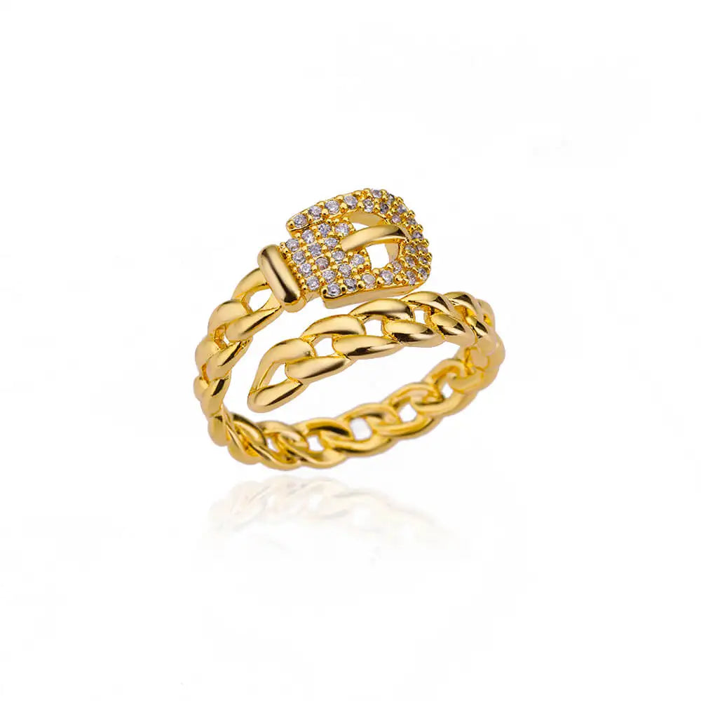 Zircon Double Star Rings
