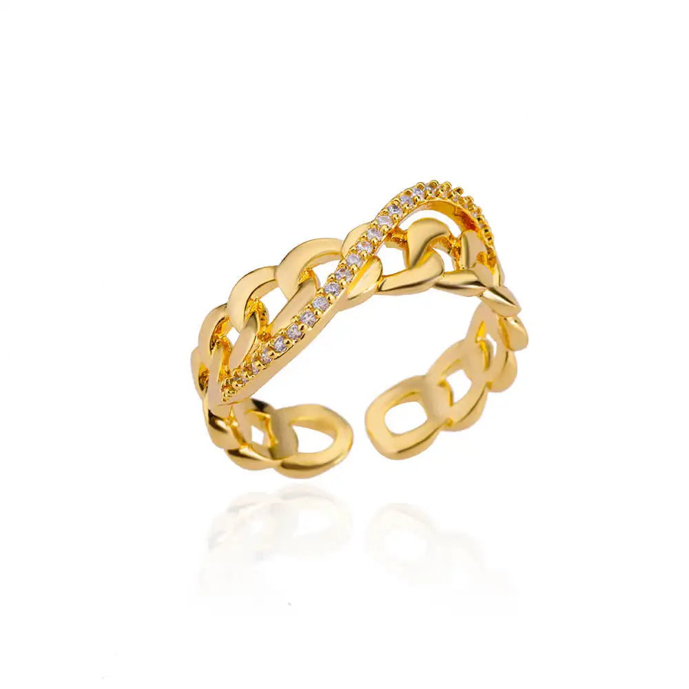 Zircon Double Star Rings