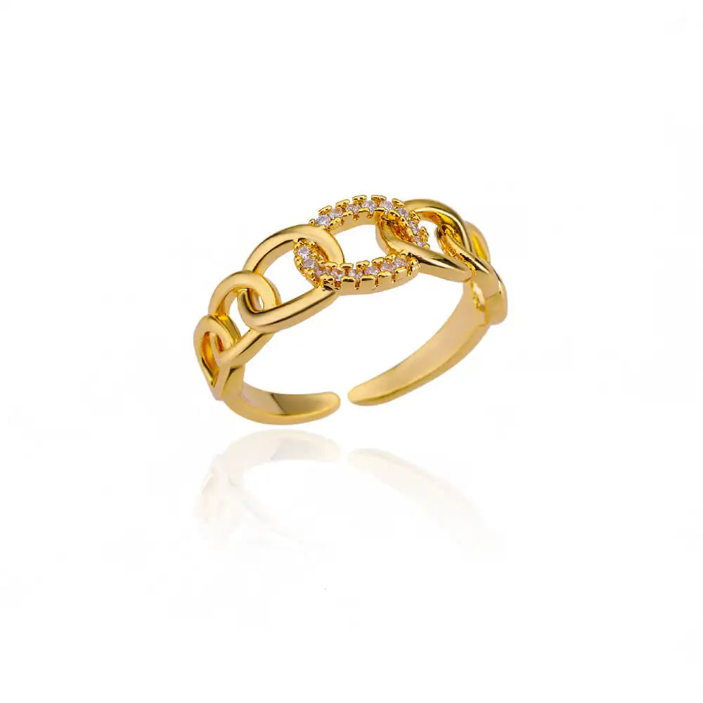 Zircon Double Star Rings