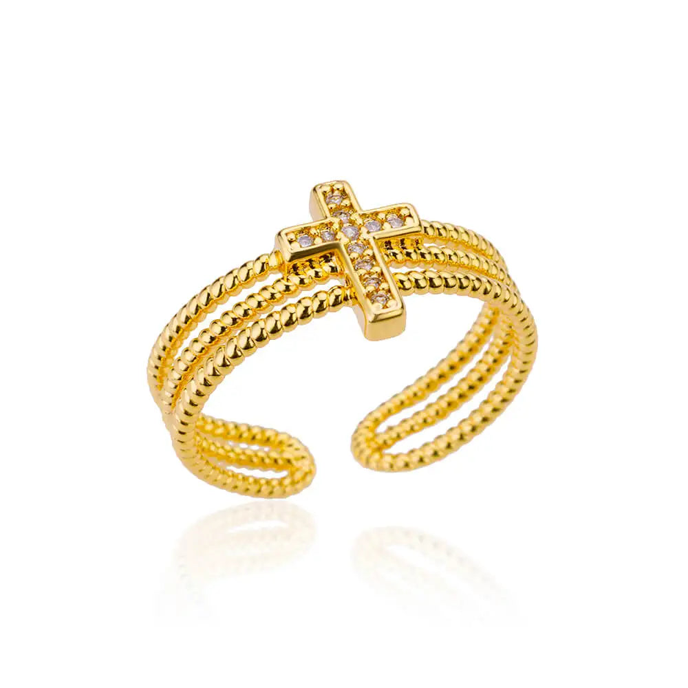 Zircon Double Star Rings
