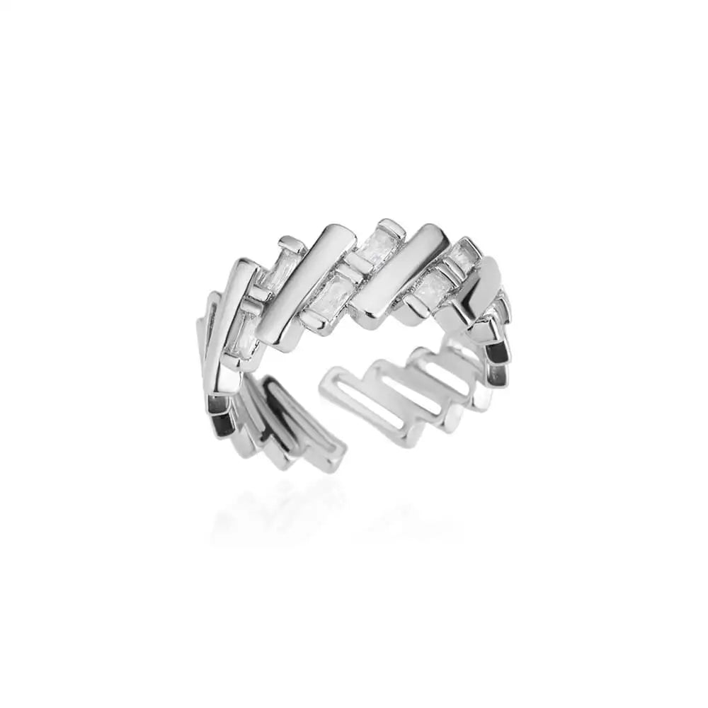 Zircon Double Star Rings