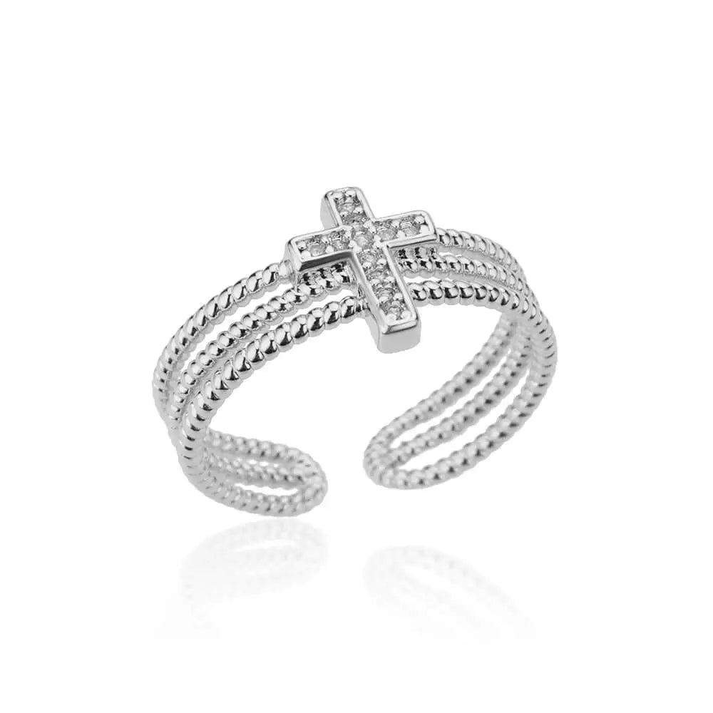 Zircon Double Star Rings