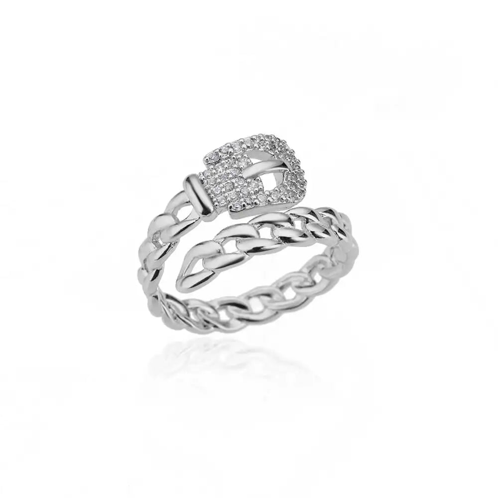 Zircon Double Star Rings