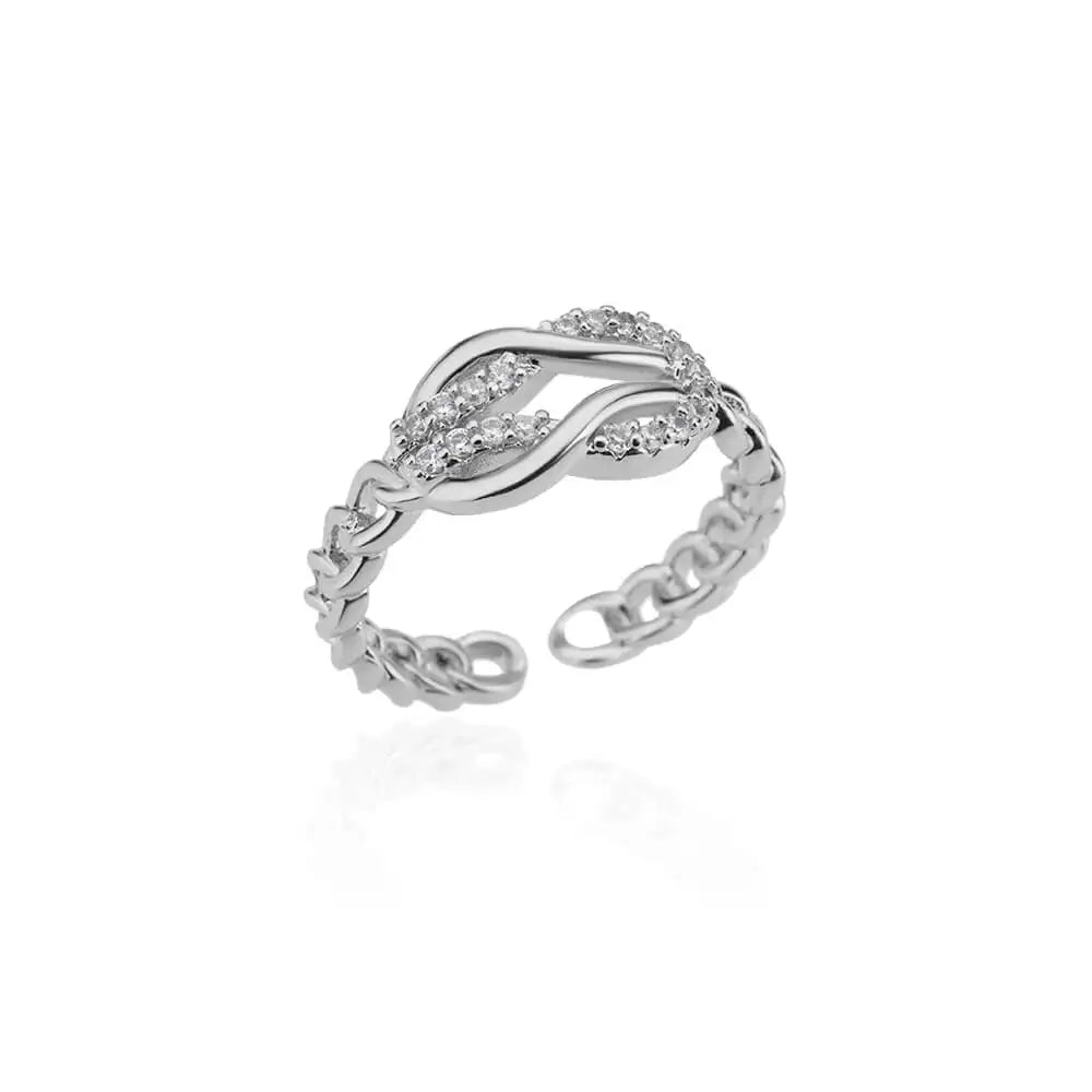 Zircon Double Star Rings