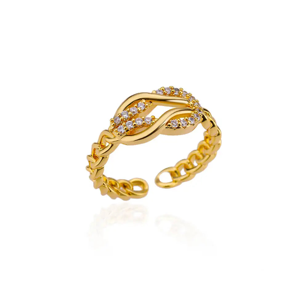 Zircon Double Star Rings