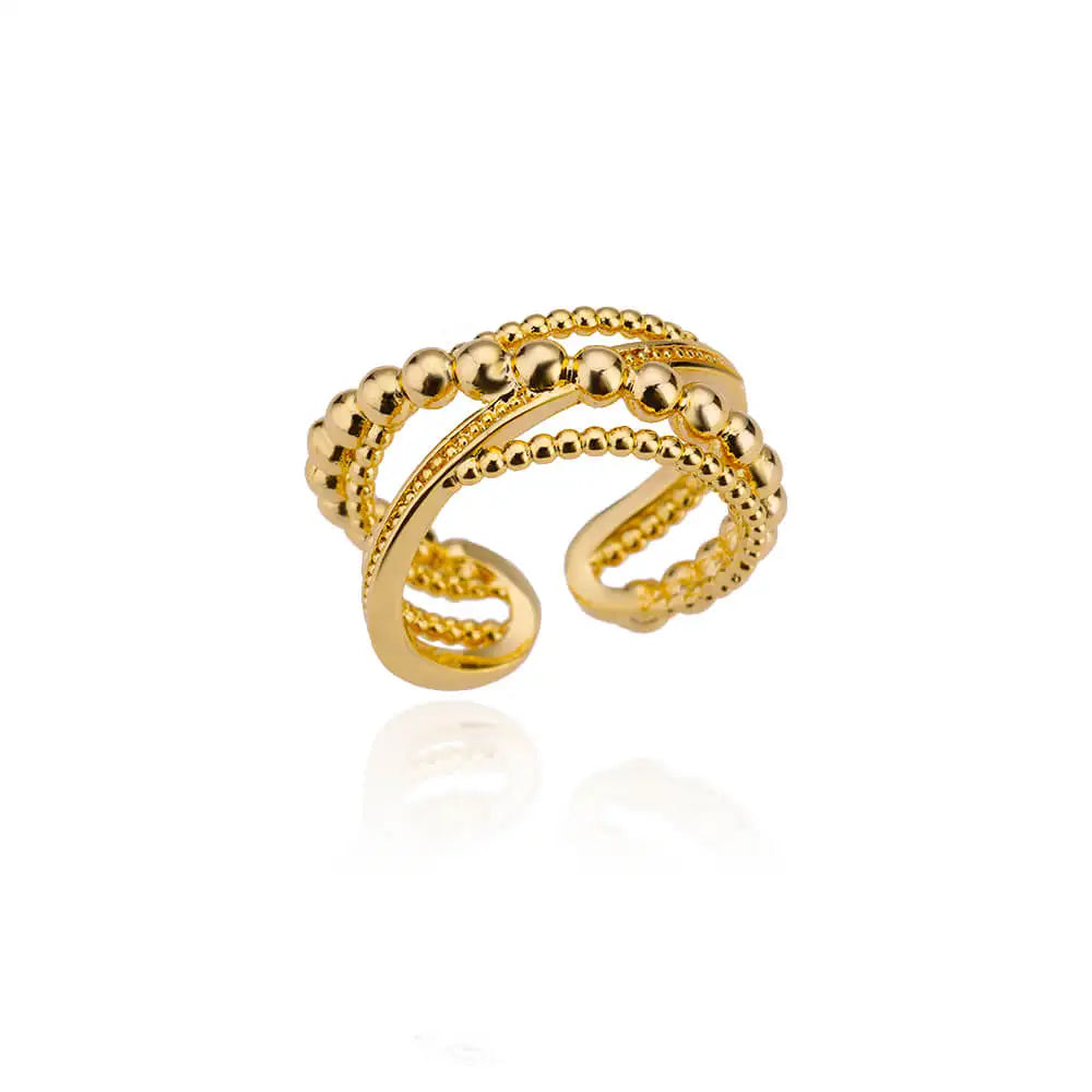 Zircon Double Star Rings