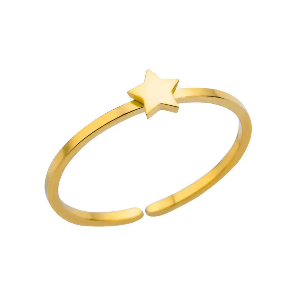 Zircon Double Star Rings