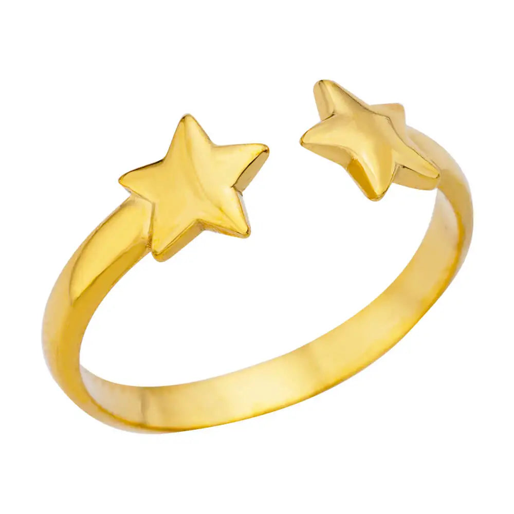 Zircon Double Star Rings
