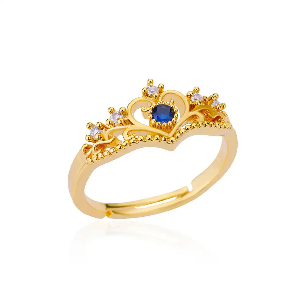 Zircon Double Star Rings